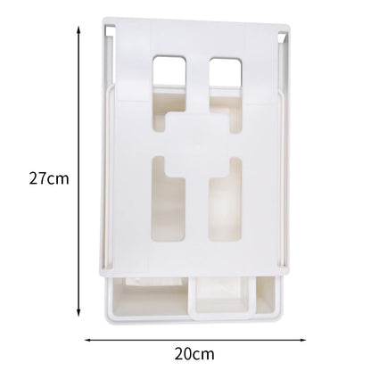 ZONADAH Hidden Under Table Desk Drawer 26x19x6.5cm Under Desk Drawer Self-adhesive Table Storage Tray Drawer for Office School Home Kitchen