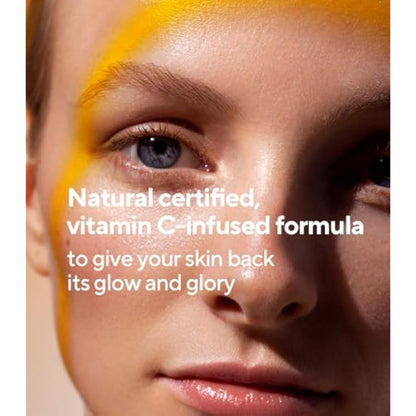 MÁDARA Organic Skincare | Vitamin C Illuminating Recovery Cream – 50 ml, Vitamin C moisturiser with hyaluronic acid, Hydrating and brightening face cream, All skin types, Vegan, Ecocert certified