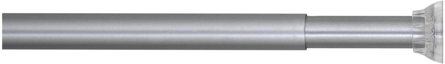 Sealskin Shower Curtain Tension Rod, extensible, Metal, Matt Aluminium, 2 X 2 X 255 cm