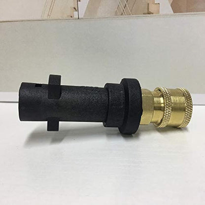 Stone Banks Pressure Washer Gun Adapter with 1/4'' Quick Connect Female Fitting Compatible with Karcher/Kärcher K Series K2, K3, K4, K5, K6, K7 High Pressure Washer