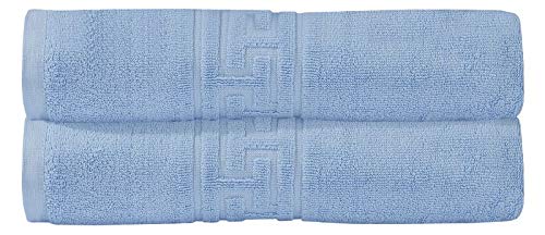 Indus Textiles Bath Sheets Large x 2-100% Egyptian Ring Spun Cotton Highly Absorbent and Soft - Sky Blue