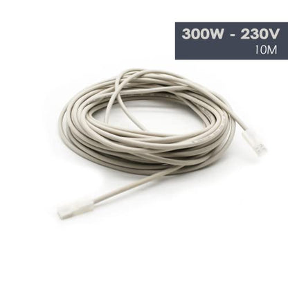 DOJA Industrial | 300W Heating Cable 10m | 230V | Heat Wire for Homemade Egg Incubator Incubator Laundry Egg | Heat mat Reptile Aquarium Vivarium