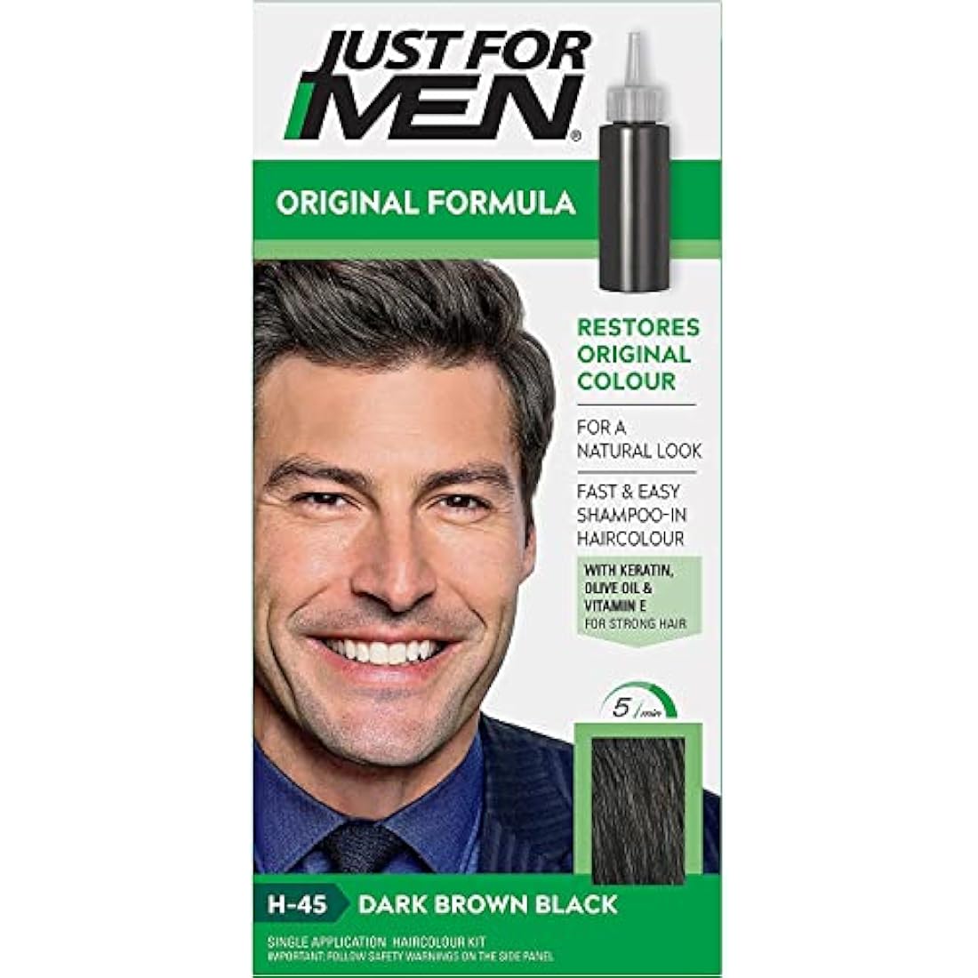 Just for Men Shampoo In Hair Color Dark Brown 45