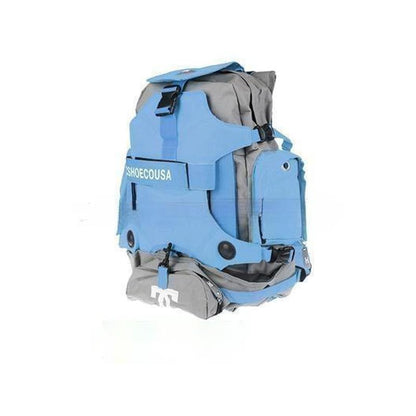 zalati Inline Skates Backpack Roller Skate Shoes Carrying Bag for Storage Easy to Carry Outdoor Sports - Blue, L