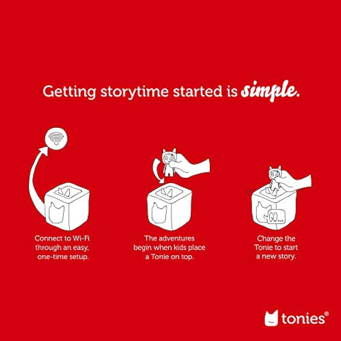Tonies Daniel The Tiger Audio Toy Figurine from Daniel Tiger's Neighborhood
