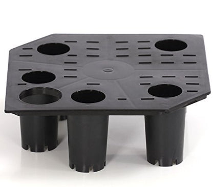 Dehner Elise Plastic Planter with Self-Watering System