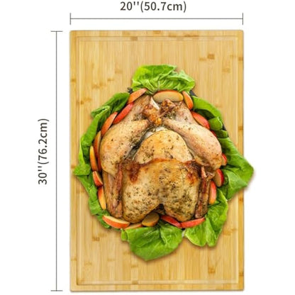 Utoplike Extra Large Bamboo Cutting Board