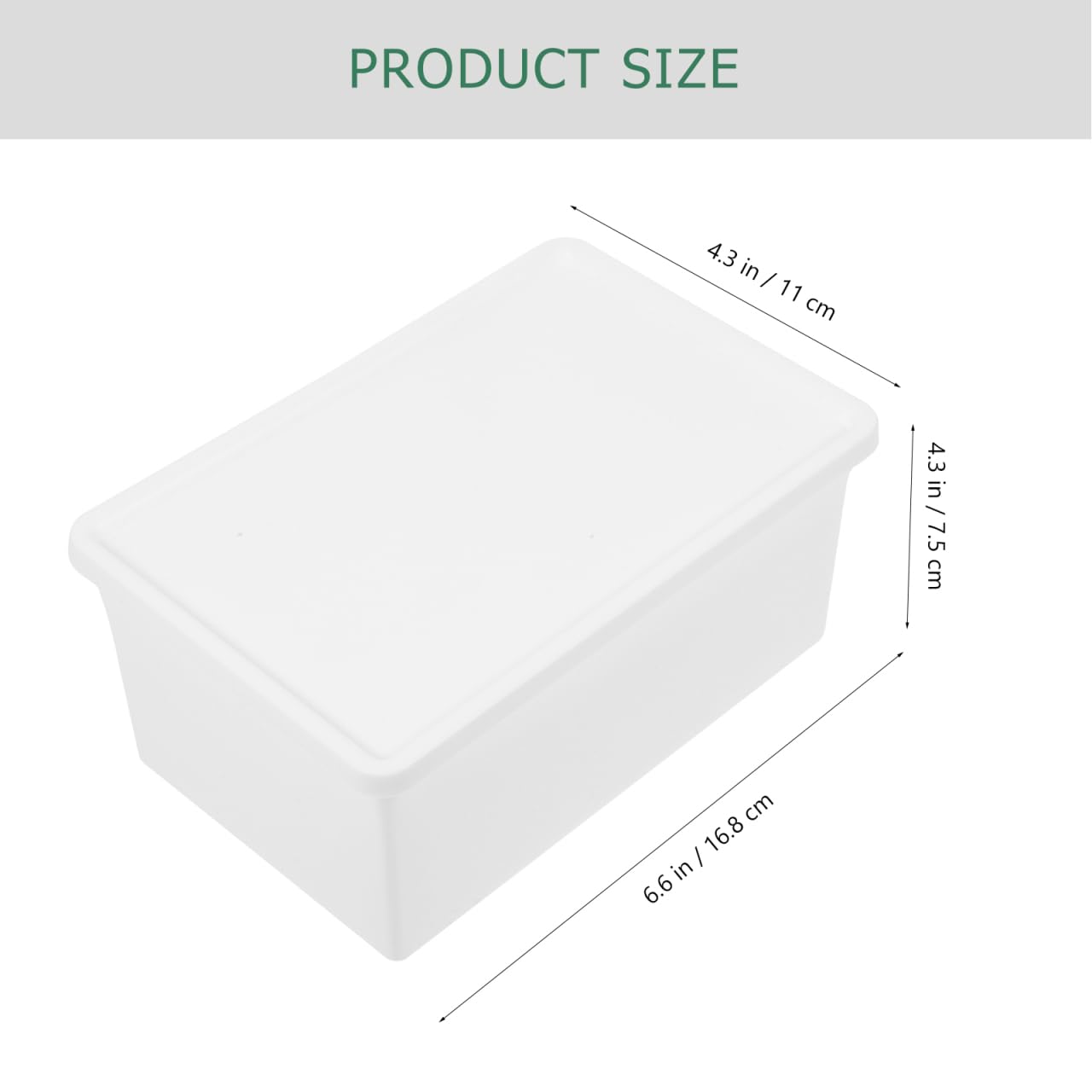 SHERCHPRY Laundry Powder Container with Lid Laundry Sheet Box for Washing Powder Scent Beads and Dryer Sheets Space Saving Storage Box for Room and