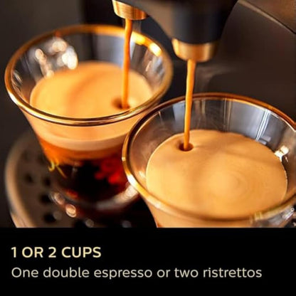 L'OR BARISTA Sublime Coffee Capsule Machine by Philips, for Double or Single Capsule, 800 milliliters, Black, (LM9012/60)