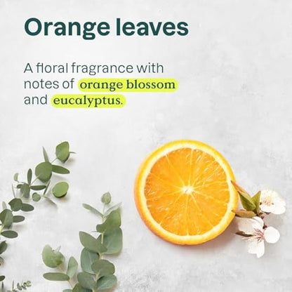 ATTITUDE Body Wash, EWG Verified Shower Gel, Dermatologically Tested, Plant and Mineral-Based, Vegan Personal Care Products, Orange Leaves, 473 mL