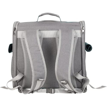 Pet Carrie Large Portable Backpack for Cat Puppy Dog up to 10kg - Capsule Breathable Travel Rucksack with Ventilated Mesh 3 Side Entry Top-Opening Foldable, Airline Approved for Outdoor Daily Use