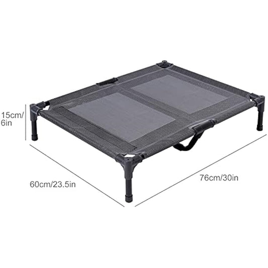 ANWA Elevated Dog Bed Large Size, Raised Dog Bed Outdoor Use, Portable Dog Cot Large Dogs