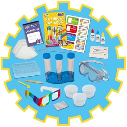 Galt Rainbow Lab - Explore & Discover Childrens Science Kit - 12 Science Experiments for Kids, Colourful Crystals - STEM Toys & National Curriculum Compatible - Gifts for Boys & Girls Ages 5 P