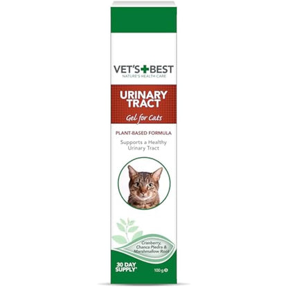 Vet's Best Feline Urinary Tract Support Cat Supplement Gel Supports Healthy Urinary Tract, 100 g