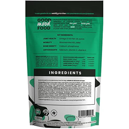 Pooch & Mutt - Mobile Bones, Supplement for Dog Joints (Comfort, Mobility and Strength), 200g