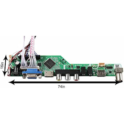 VSDISPLAY LVDs Controller Board 40pin 1600x900 for 17.3" LP173WD1 B173RW01 LTN173KT01-A01 N173FGE-L21 N17306-L02 Wled LCD Screen