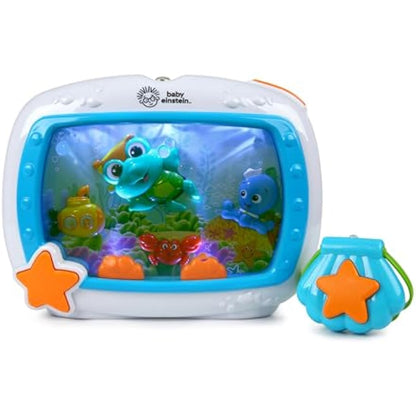 Baby Einstein Sea Dreams Soother, Crib Toy with Remote, Baby Sleep Aid, Calming Lights & Melodies, Newborn and Up