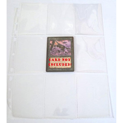 docsmagic.de 200 Premium 9-Pocket Pages Album Sleeve - MTG, PKM, YGO - Polypropylene (PP), Acid free, Rigid, A4, 2.28 kg