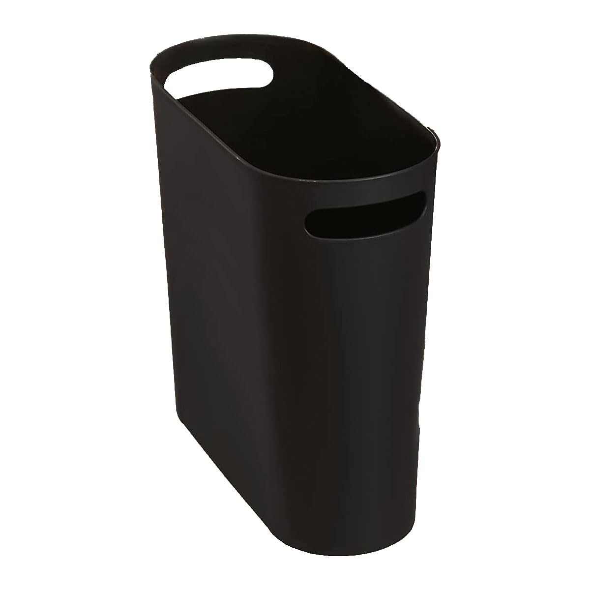 AYSUM 2Pack 12L Slim Waste Basket Plastic Trash Can Small Plastic Bin Slim Garbage Container Bin with Handle for Home Kitchen Bathroom Bedroom Office