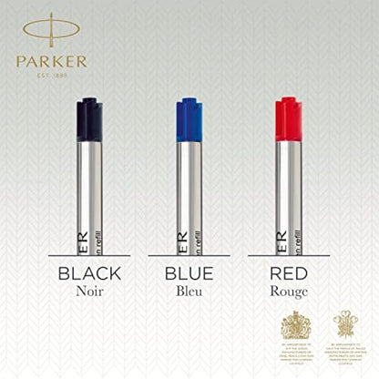 Parker Ballpoint Pen Refills | Medium Point | Blue QUINKflow Ink | 6 Count Value Pack