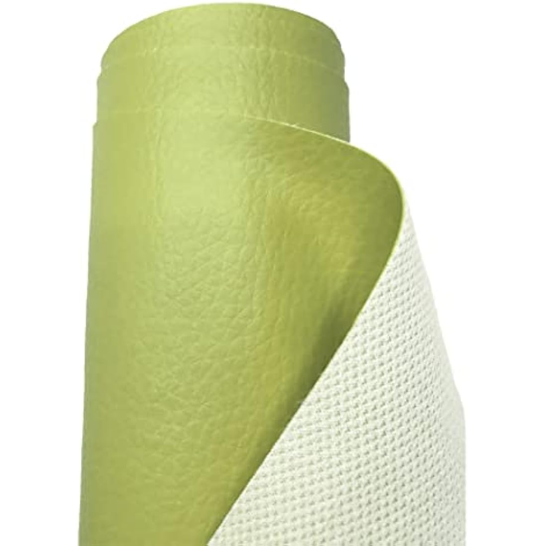 A-Express Grained Faux Leather Fabric Waterproof Heavy Duty Leatherette Vinyl Leathercloth Upholstery Textured Material - Pistachio Half Metre 50cm x 140cm
