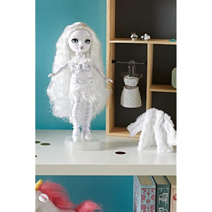 Rainbow High Shadow High Series - NATASHA ZIMA - Greyscale Fashion Doll With Wavy White Hair, Two Designer Outfits And Accessories - Collectable - For Kids Ages 6+