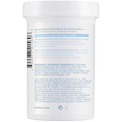 Almay Eye Makeup Remover Pads, Longwear & Waterproof 120 pads