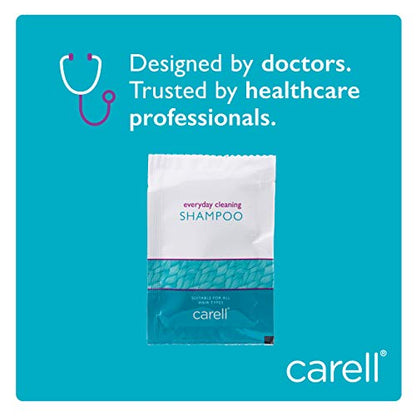 Clinell Skin Everyday Shampoo Sachets - Box of 100 Sachets - 7ml each Sachet - Dermatologically Tested & Travel Friendly with Green Tea Fragrance