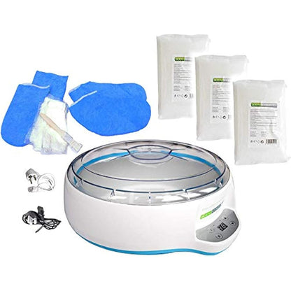 Worldwide Unique Paraffin Wax Spa Bath BODY COMFORT BC 01 for Longest Paraffin Bath of Hands,Feet,Elbows,Fast Melting around 40 min/1kg, Free 3kg Wax