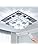 CXGLEAMING 11.8" Modern Crystal Chandelier Dimmable LED Light Fitting Ceiling Square Small Chandelier Flush Ceiling Lights for Living Room Bedroom Hallway Bathromm Dining(Remote Control)
