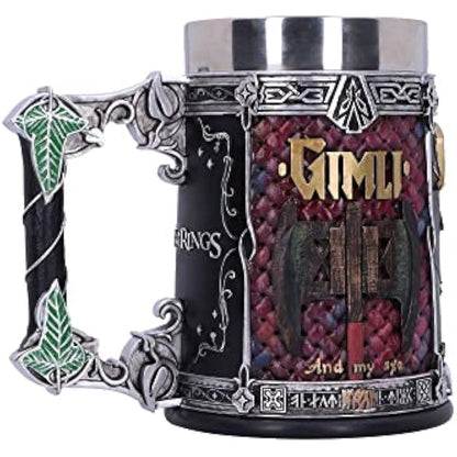 Nemesis Now Officially Licensed Lord of The Rings The Fellowship Tankard, Multi Coloured, 15.5cm
