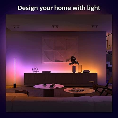 Philips Hue New Gradient Light Strip 1m Extension. for Syncing with Entertainment, Media and Music. with Bluetooth. Works with Alexa, Google Assistant and Apple Homekit.