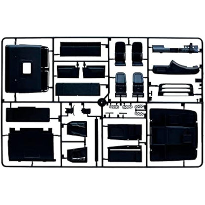 ITALERI 3952S - 1:24 Scania R730 Streamline Show Truck, Model Making, Kit, Stand Model Making, Crafts, Hobby, Gluing, Plastic Kit, Detailed, Unisex Adults, Black