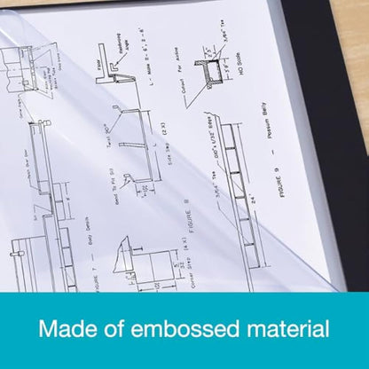 SUMMIT Punched Pockets A4, Embossed, 300 Poly Pockets