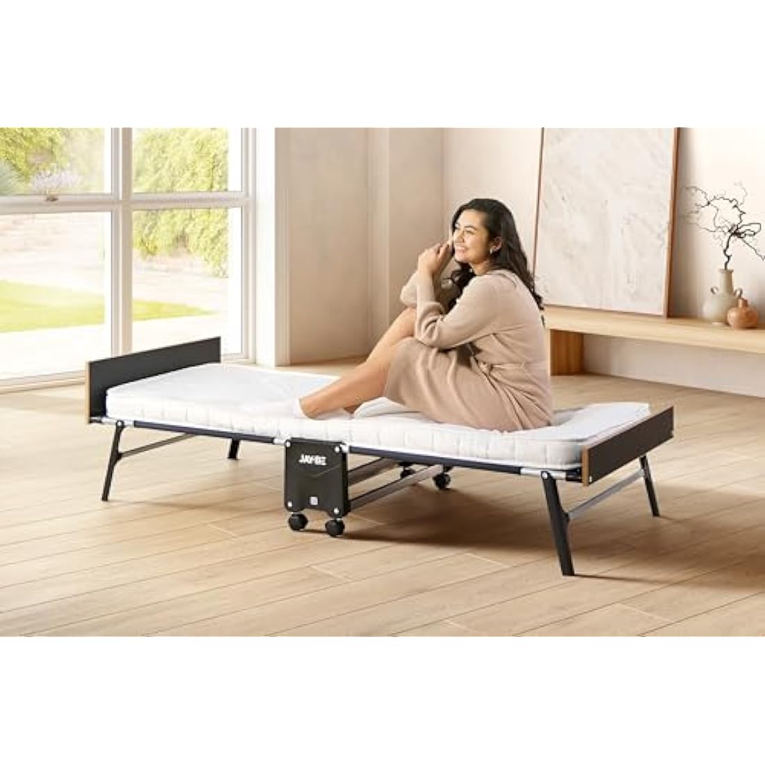 JAY-BE® GP80 Grand Folding Bed with e-Pocket Tufted Mattress, Single