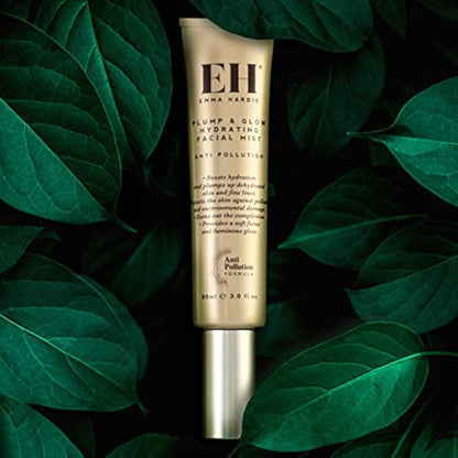 Emma Hardie 90ml Plump & Glow Hydrating Facial Mist, Helps to Boost Hydration & Plumps Fine Lines and Tones Down Redness, Protects Skin from Pollution & Environmental Damage, Vegan & Cruelty Free