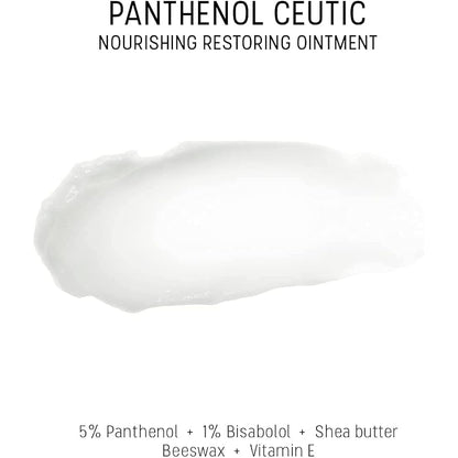 Dermaceutic Panthenol Ceutic - Nourishing Restoring Ointment with Panthenol, Shea Butter, Beeswax and Vitamin E - Immediate comfort for dry, sensitive and irritated skin - 30g