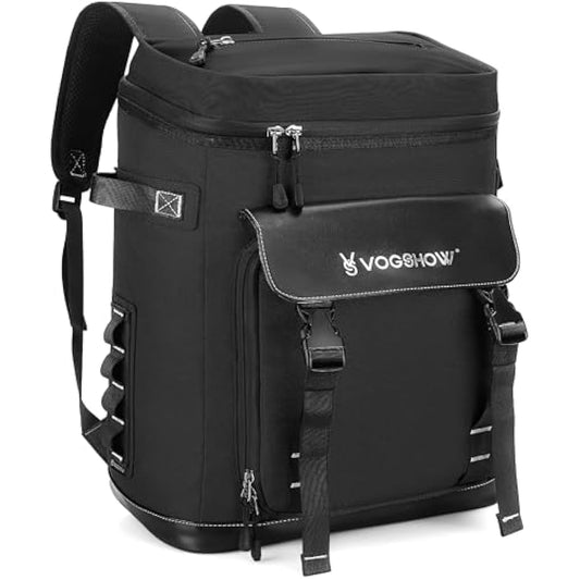 Vogshow 30L Cooler Bag Picnic Backpack Large Capacity Waterproof Cool Bag Rucksack Leakproof Insulated Backpack Cooler for Camping, Party, BBQ, Family Outdoor, Shopping, Beach, Fishing