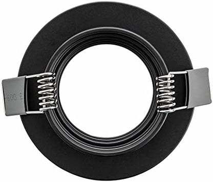 SEBSON Downlights with GU10 Lamp Holder - Recessed Ceiling Lights - Spotlight Mounting Frame Aluminium - Hole Ø65mm (min. 60mm, max. 70mm) - Set of 12