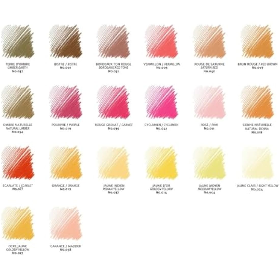 Conte a Paris 2184 Pastel Pencil Set, Assorted, Set of 48