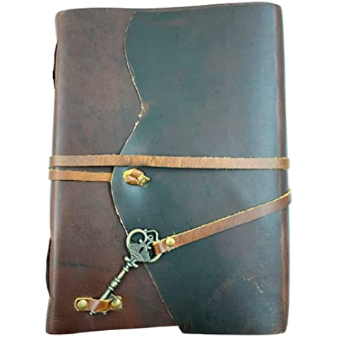 OVERDOSE Buff Meraf - Leather Journal (1000 Pages) for Men & Women Travel Journal & Sketch Writing Journal Diary Leather Bound Notebook Sketchbook Book of Shadows Size 7 X 10 Inches | 17 X 25 cm | A4