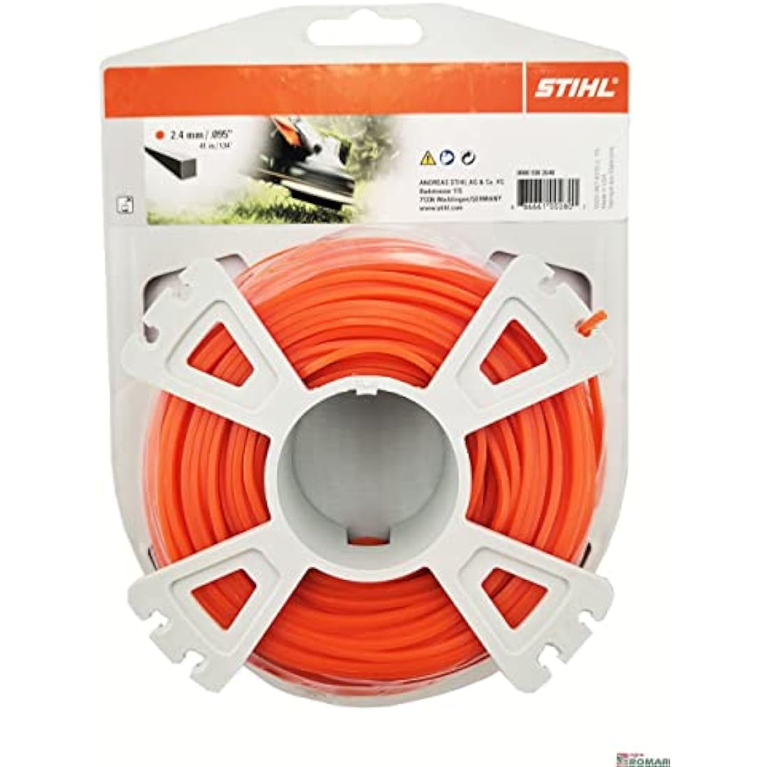 Stihl 00009302640 Lawnmower Thread 2.4 mm 43 m Silver