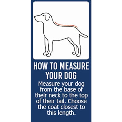 Ancol Muddy Paws All Weather Stormguard Dog Puppy Coat Poppy Red - Waterproof Pet Jacket with Fleece Lining & Chest Protector - Elasticated Neck & Leg Straps - 60 cm Length up to 86 cm Girth - XL