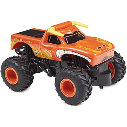 Monster Jam, Official El Toro Loco Remote Control Monster Truck, 1:24 Scale, 2.4 GHz, for Ages 4 and up