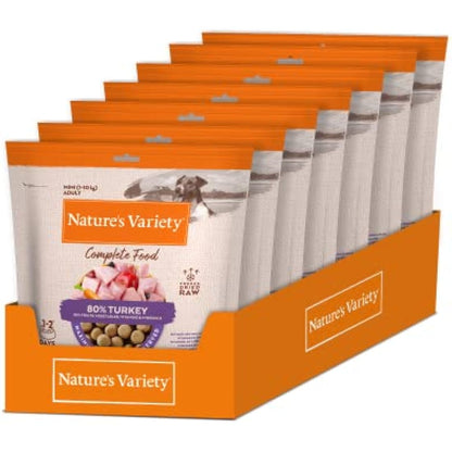 Nature's Variety Complete Freezed Dried Food Turkey for Dogs Mini and Small - Case 7 x 120 g