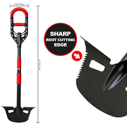 Roamwild Multi-Digger Garden Digging Tools – Fibreglass Light Weight Gardening Tools With Unique Dual Soft AIR Light Grip Technology