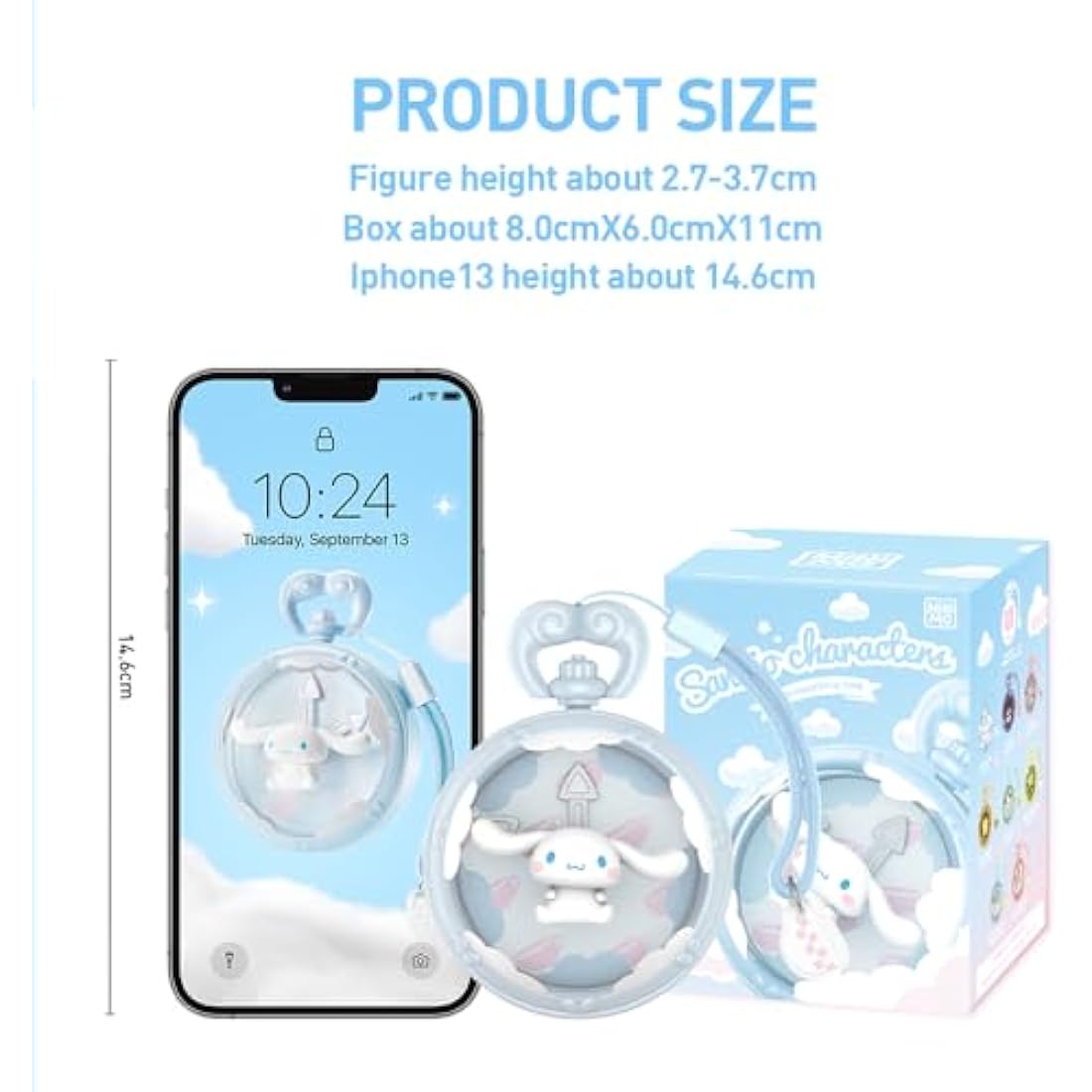 POP MART The Wonderful Time With Sanrio Characters Series Scene Sets Whole Set（8Boxes） 2.5 inches Articulated Character Premium Design gifts for women Fan-Favorite blind box