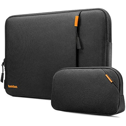 tomtoc 360 Protective Laptop Sleeve Set for 15-inch New MacBook Air M4/A3241 M3/A3114 M2/A2941 2025-2023, 15-inch MacBook Pro A1990 A1707, Water-Resistant Laptop Case Bag with Accessory Pouch
