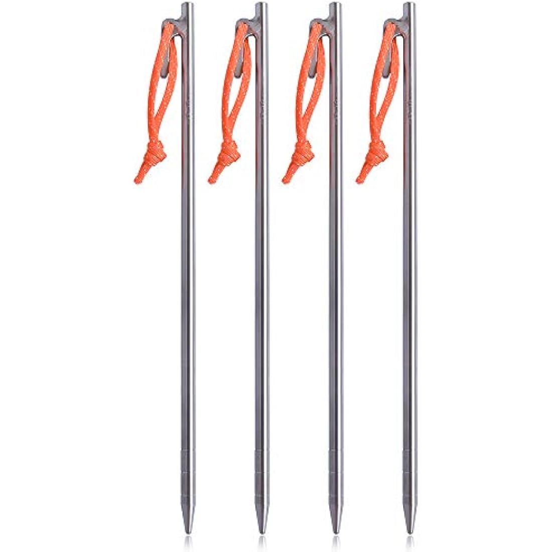 TITO High Strength Titanium alloy tent stakes Tent pegs nail pegs for canopy camping tent DIA 8mm and Length 240mm only 56G