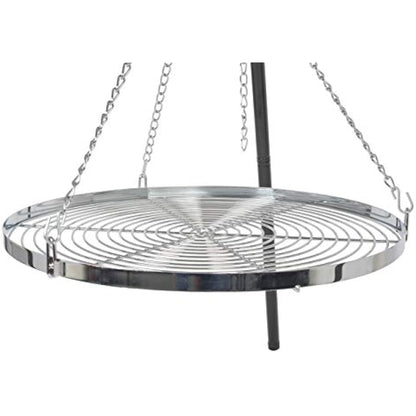 La Hacienda 55578 Tripod Grill, Steel, Black